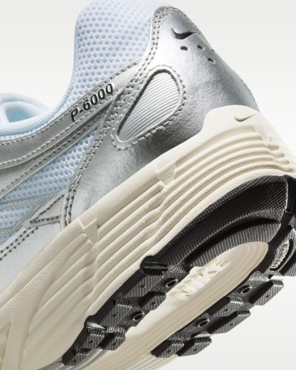 Nike P-6000 Shoes - White/Metallic Silver/Flat Silver/Black - View 8