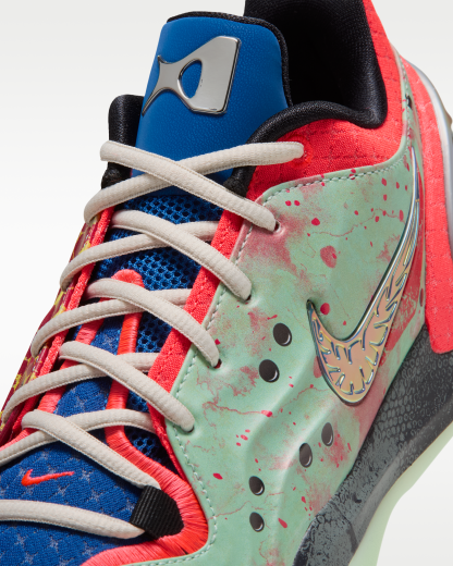 A'Two 'Potion No. 22' A'ja Wilson Basketball Shoes - Light Orewood Brown/Pine Green/Bright Crimson/Black - View 7