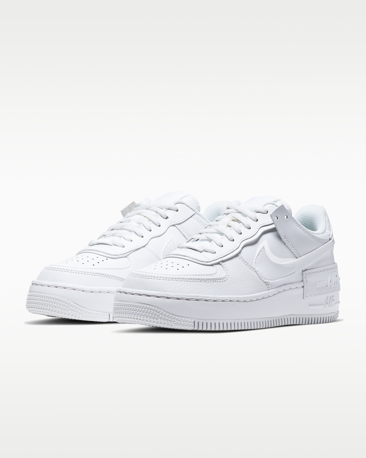 Nike Air Force 1 Shadow Women's Shoes - White/White/White - View 5