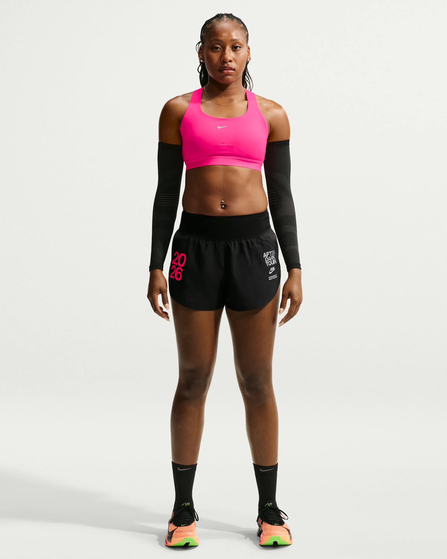 Nike Swift Women's High-Support Lightly Lined Sports Bra - Hyper Pink - View 4