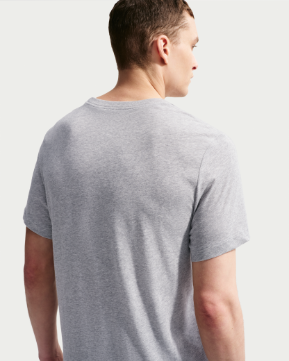 Nike Dri-FIT Men's Fitness T-Shirt - Dark Grey Heather/Black - View 2