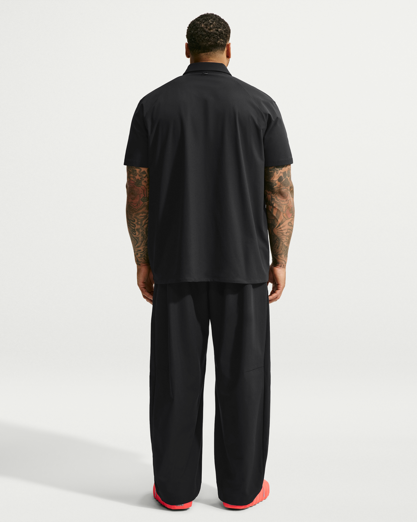 Nike 24.7 PerfectStretch Men's Dri-FIT UV Protection Barrel-Leg Trousers - Black/Black/Dark Smoke Grey - View 11
