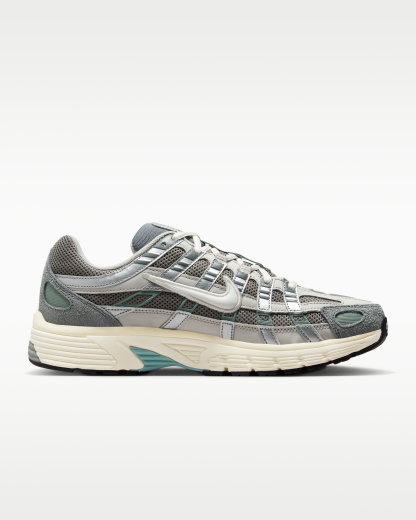 Nike P-6000 Shoes - Flat Pewter/Light Iron Ore/Metallic Silver/White - View 3
