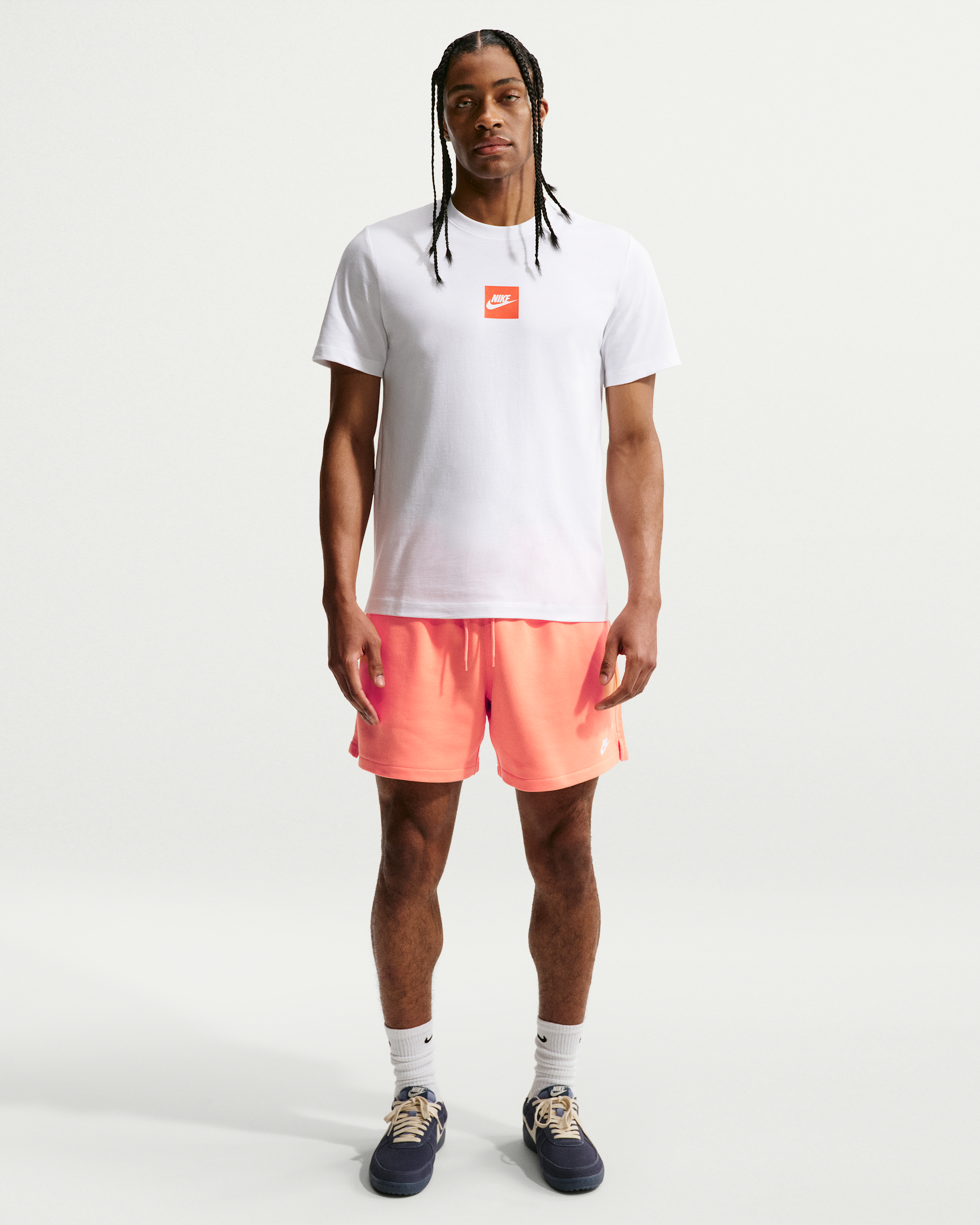 Nike Sportswear T-Shirt - White/Black - View 4