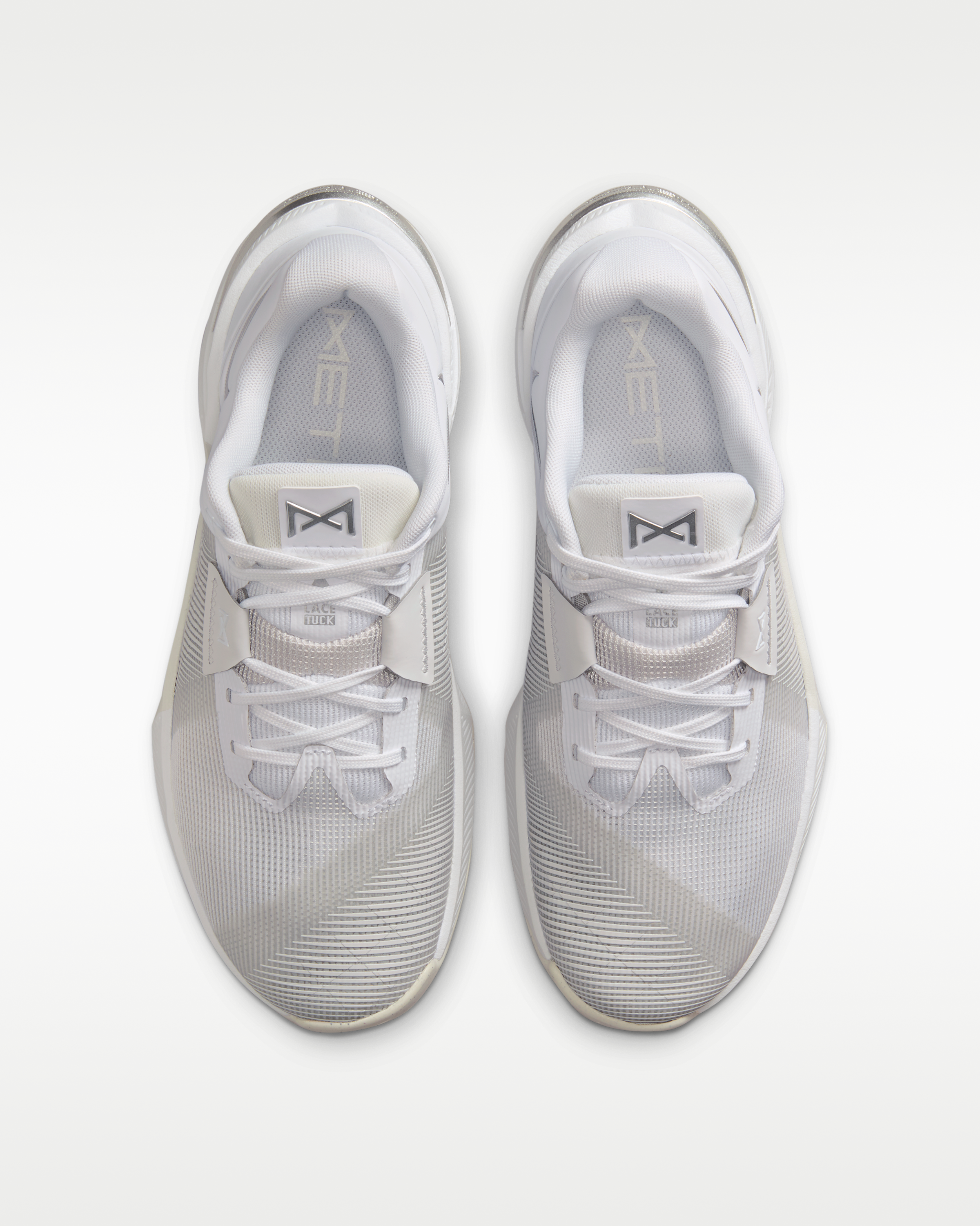 Nike Metcon 10 Women's Training Shoes - White/Platinum Tint/Wolf Grey/Metallic Silver - View 4