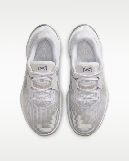 Nike Metcon 10 Women's Training Shoes - White/Platinum Tint/Wolf Grey/Metallic Silver - View 4