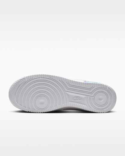 Nike Air Force 1 '07 SE Women's Shoes - White/Persian Violet/Stadium Green/White - View 2