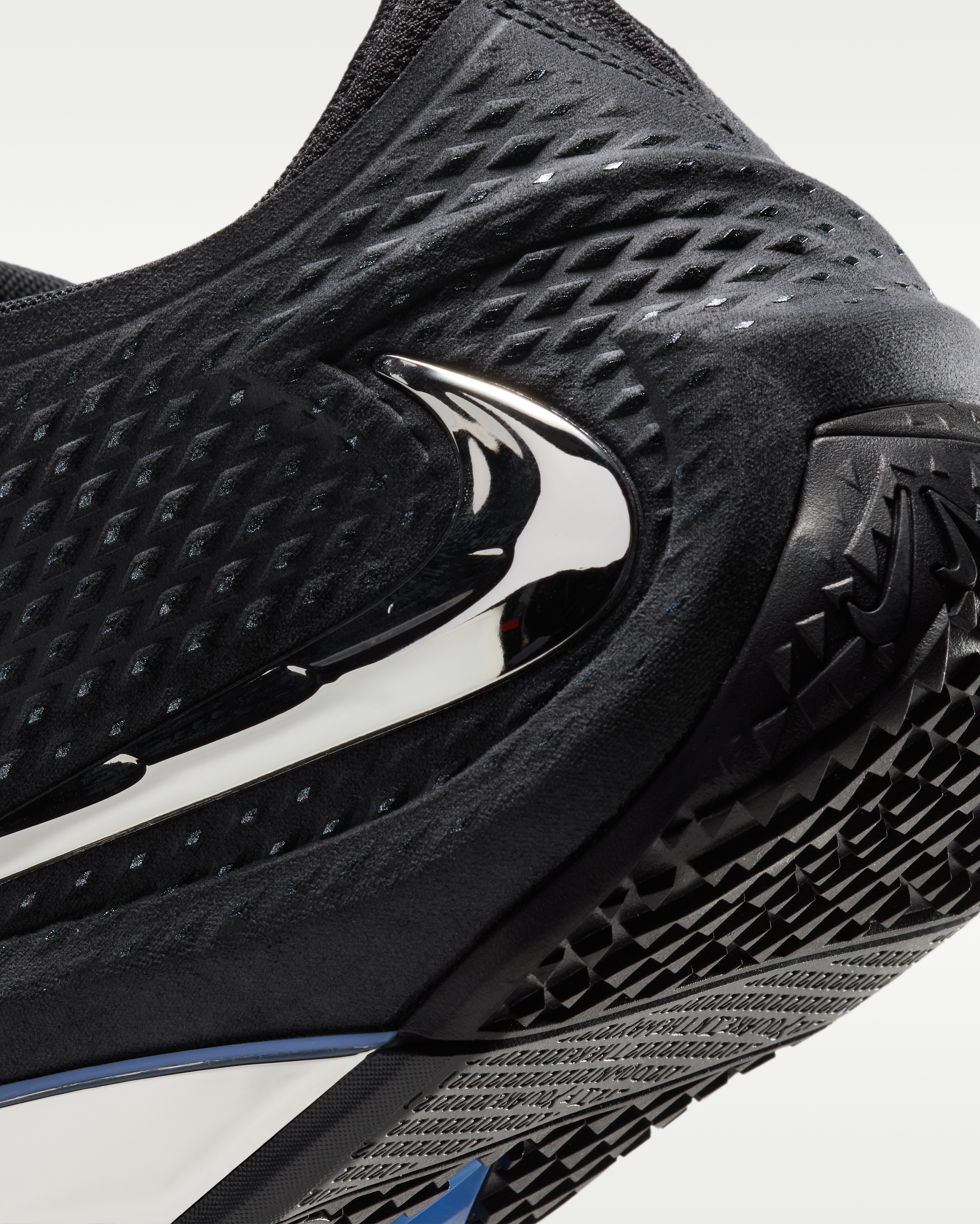 Ja 4 'Dark Mode' Basketball Shoes - Black/Cobalt Bliss/Dark Smoke Grey/Metallic Silver - View 8