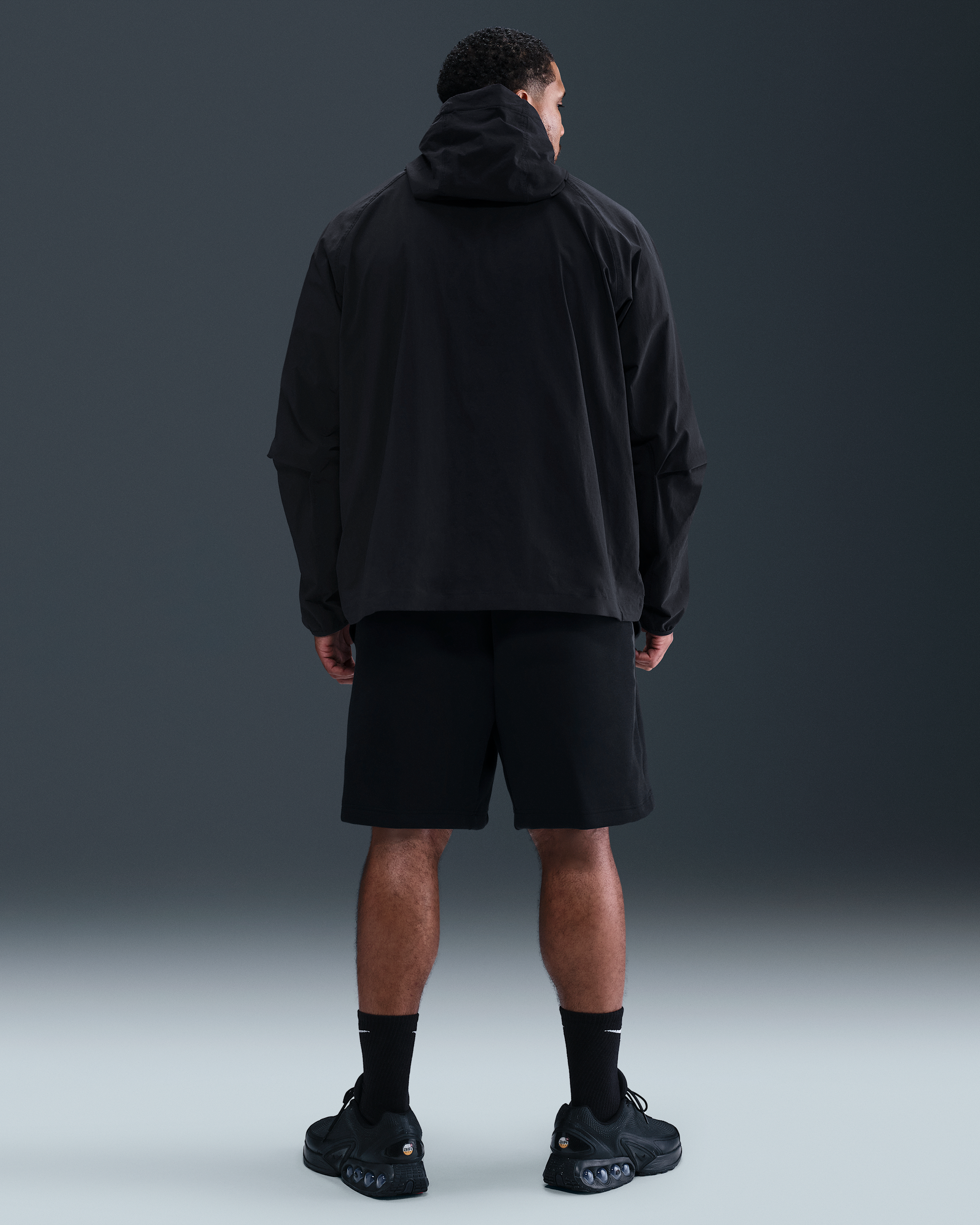 Nike Tech Men's Fleece Shorts - Black/Black - View 9