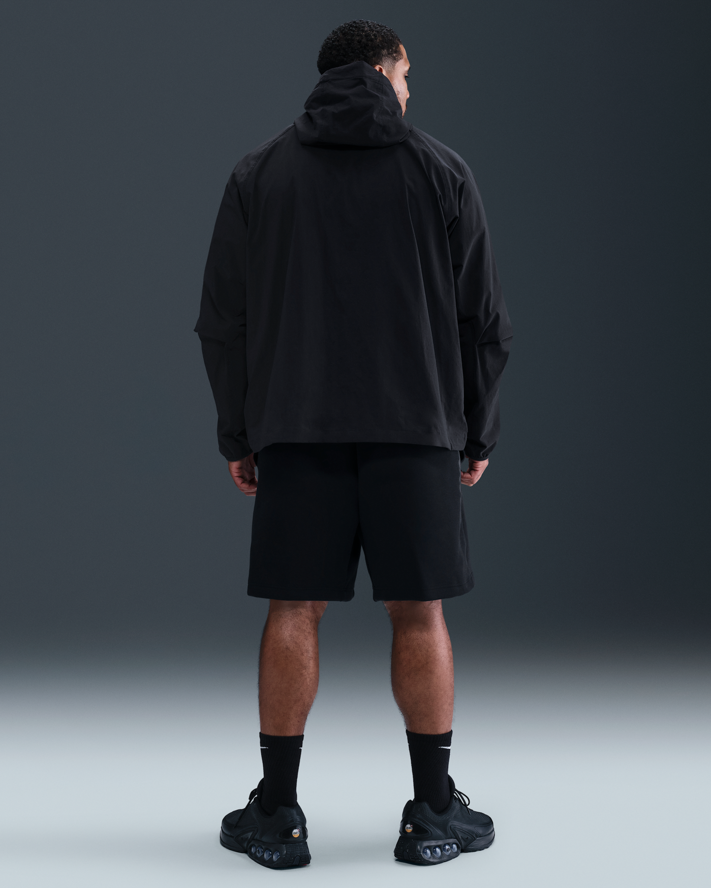 Nike Tech Men's Fleece Shorts - Black/Black - View 9