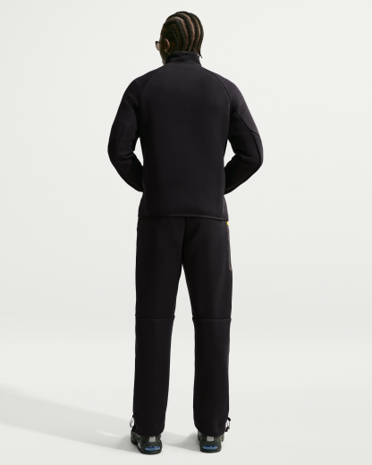 Nike Tech Men's Open-Hem Fleece Trousers - Black - View 5