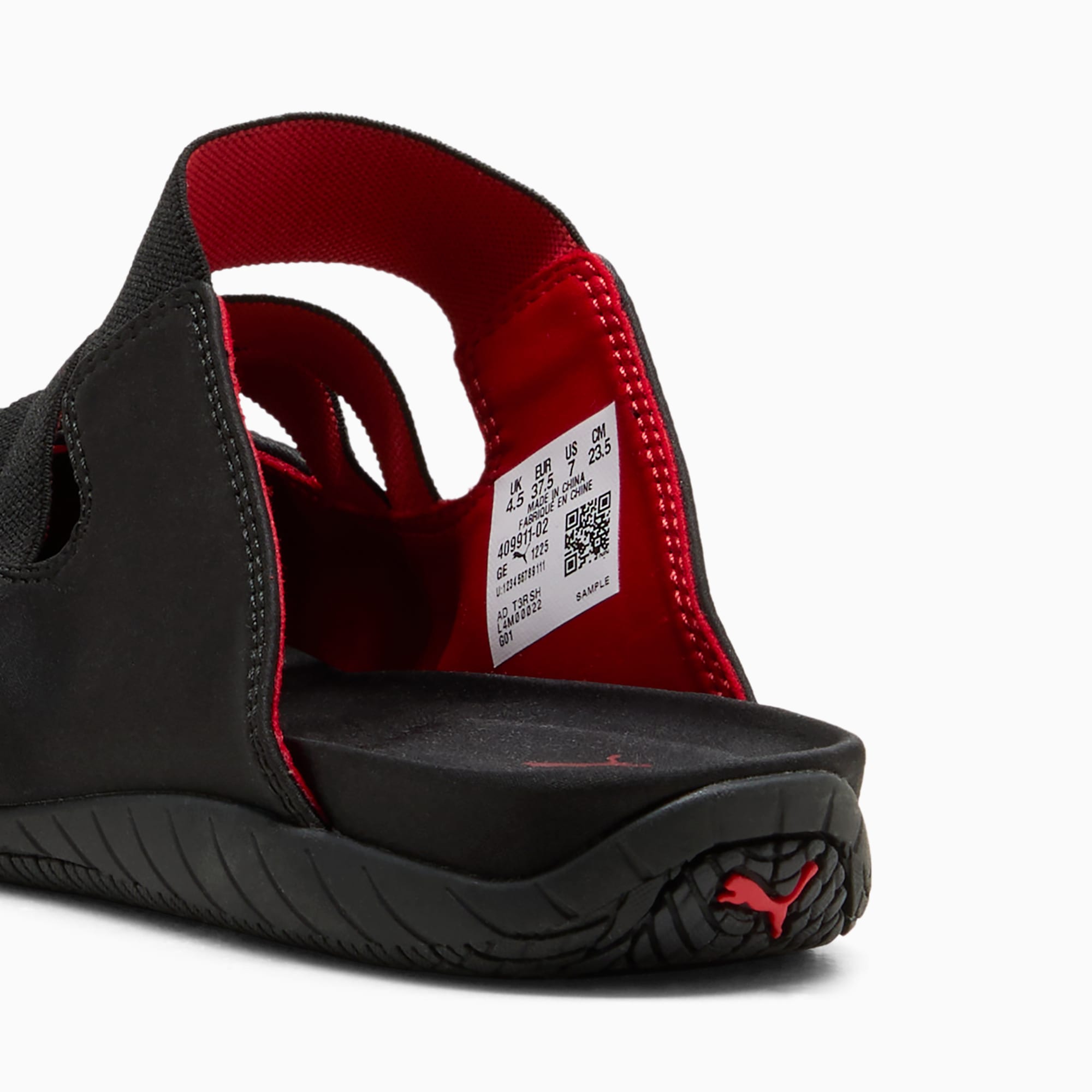 Speedcat Mule Satin Sneakers Women - PUMA Black-For All Time Red - Image 5