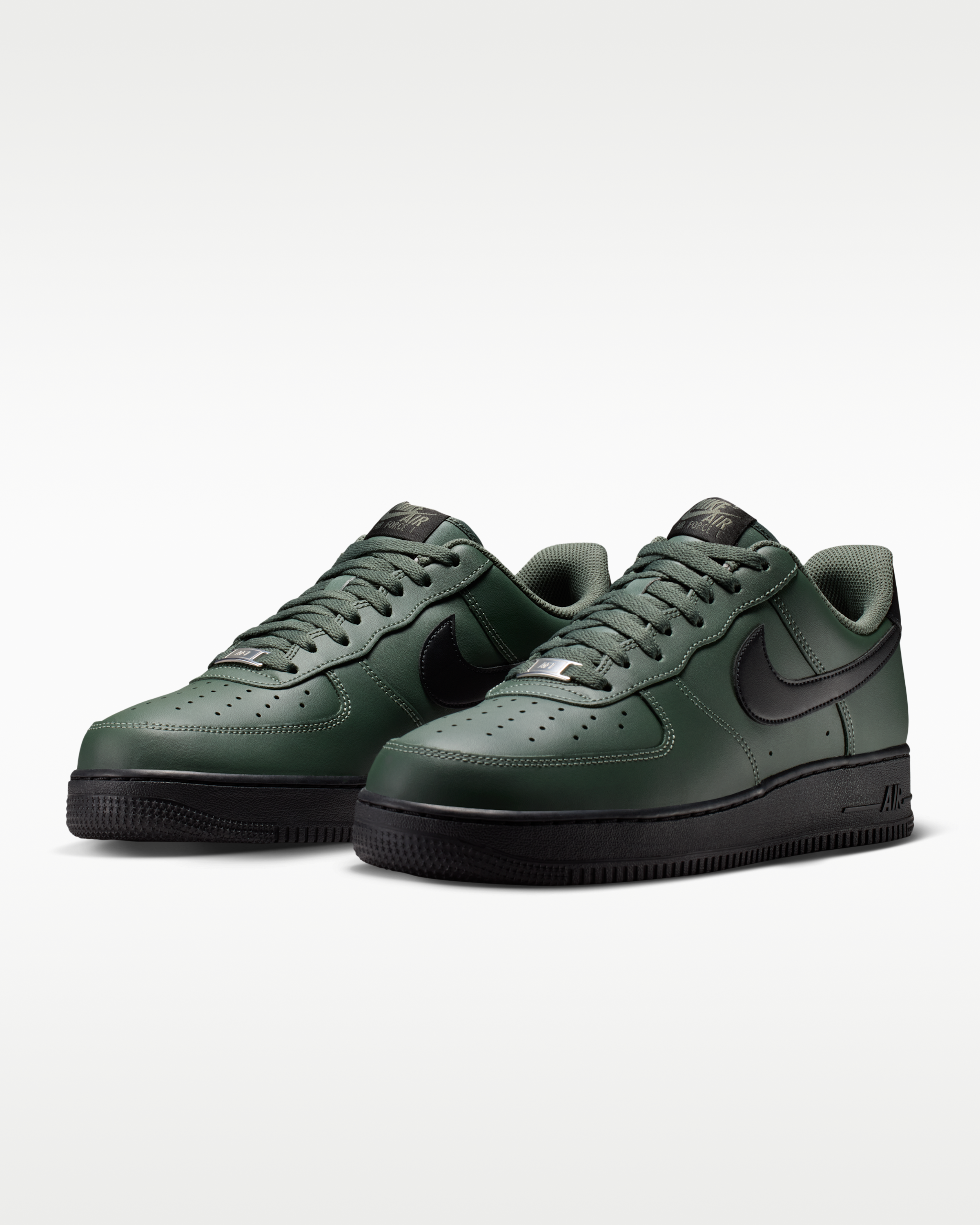 Nike Air Force 1 '07 Men's Shoes - Camo Green/Black - View 5