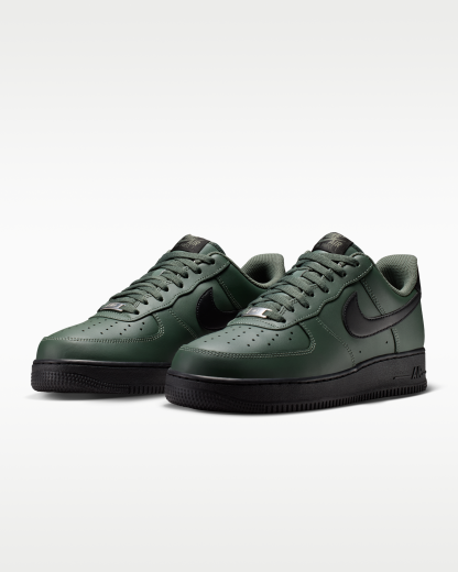 Nike Air Force 1 '07 Men's Shoes - Camo Green/Black - View 5