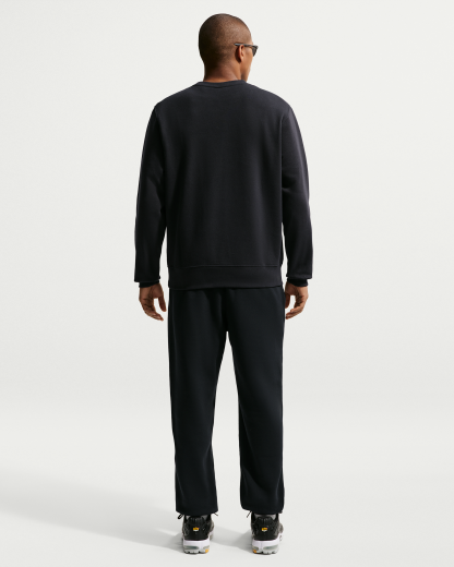 Nike Club Men's Fleece Crew - Black/White - View 5
