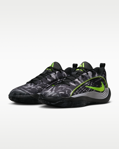 Giannis Immortality 5 Basketball Shoes - Black/Light Smoke Grey/Volt - View 5