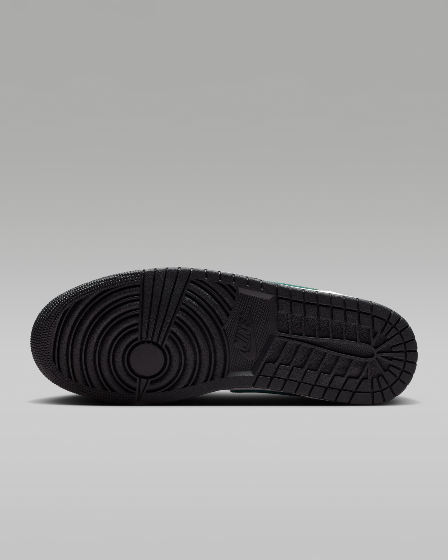 Air Jordan 1 Low Men's Shoes - Black/Gorge Green/Summit White - View 2