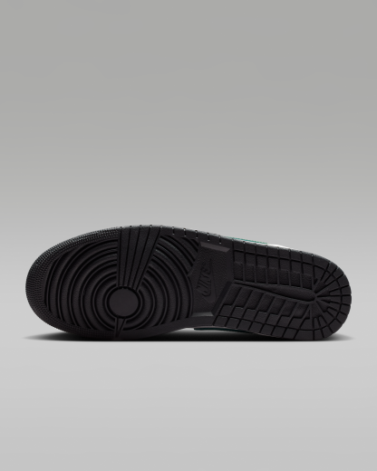 Air Jordan 1 Low Men's Shoes - Black/Gorge Green/Summit White - View 2