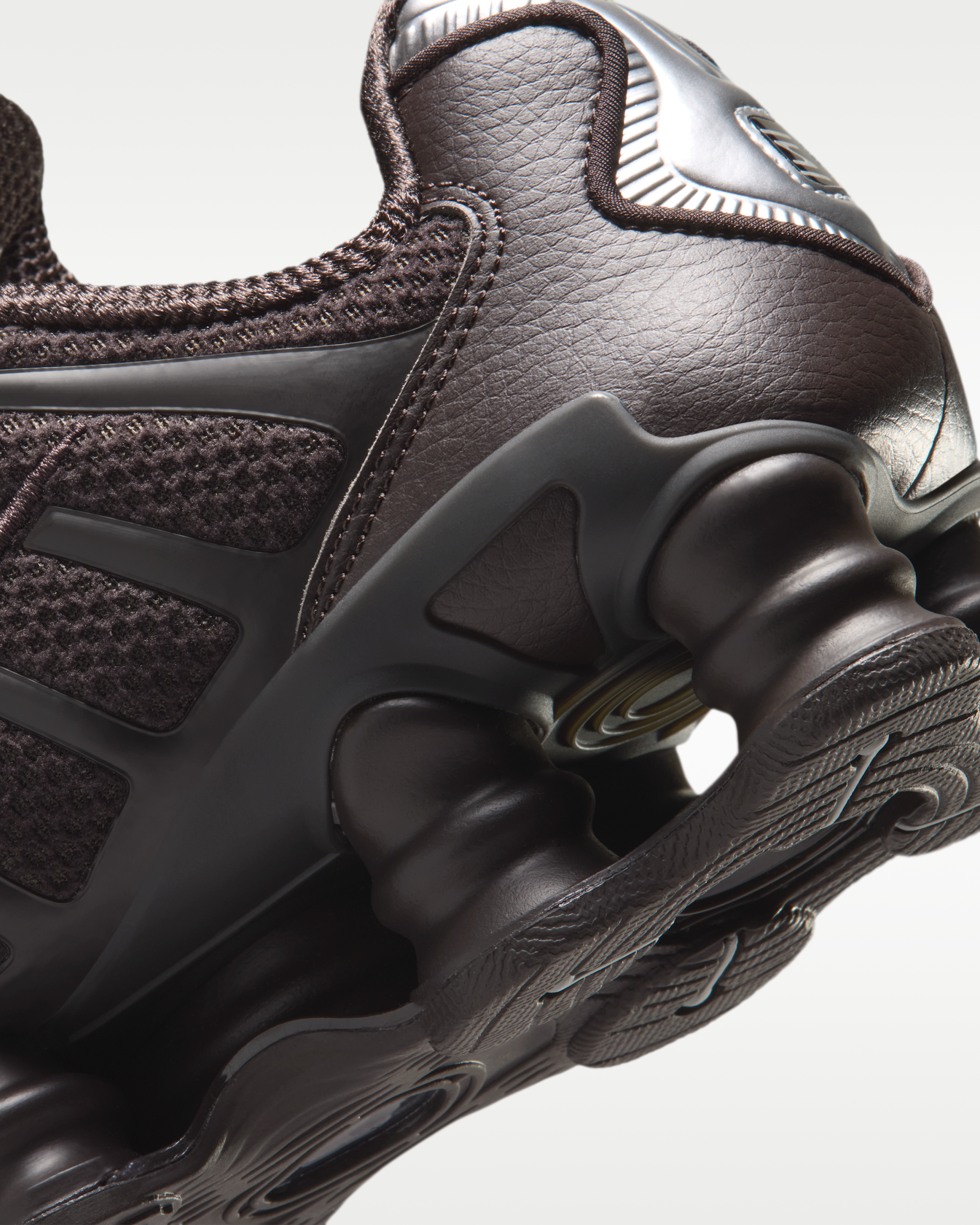 Nike Shox TL Women's Shoes - Velvet Brown/Metallic Silver - View 8