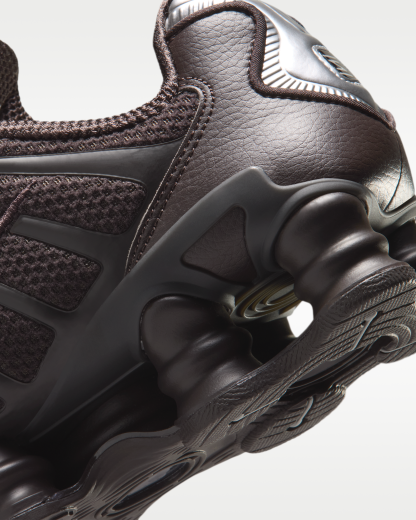 Nike Shox TL Women's Shoes - Velvet Brown/Metallic Silver - View 8