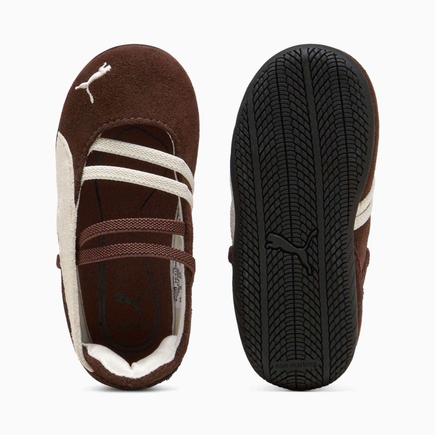 Speedcat Ballet Sneakers Toddlers - Chestnut Brown-Warm White - Image 4