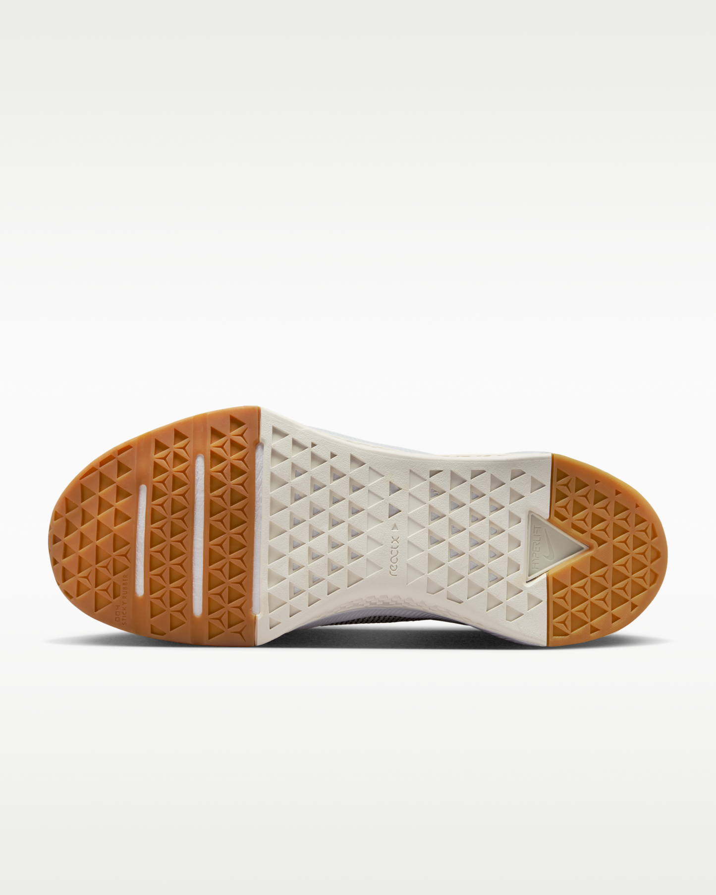 Nike Metcon 10 Men's Workout Shoes - White/Platinum Tint/Gum Light Brown/Black - View 2