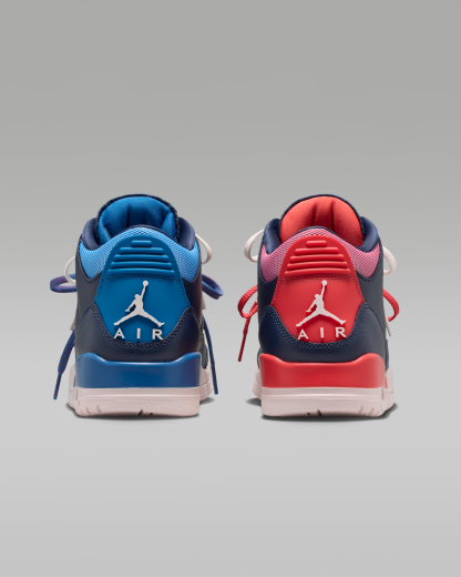 Air Jordan 3 Retro 'Sport Renaissance' Women's Shoes - Obsidian/Track Red/Chalk/Chalk - View 6