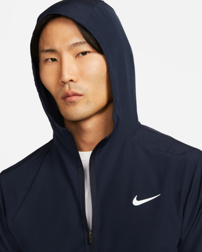 Nike Form Men's Dri-FIT Hooded Versatile Jacket - Obsidian - View 3