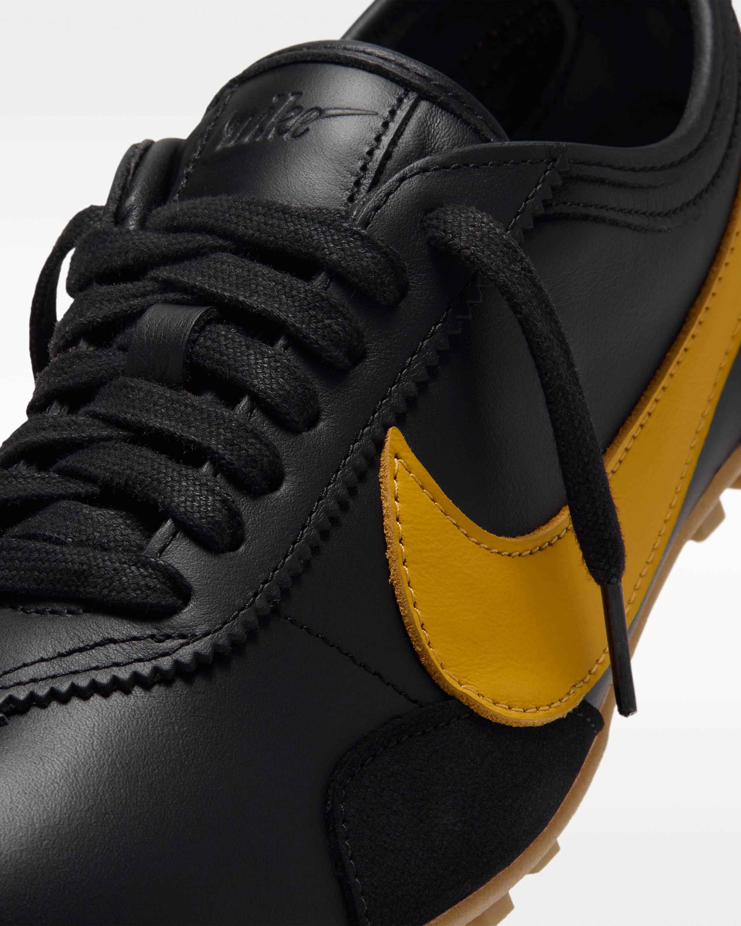 Nike Moon Shoe OG Leather Women's Shoes - Black/Gum Light Brown/Pale Ivory/Yellow Ochre - View 7