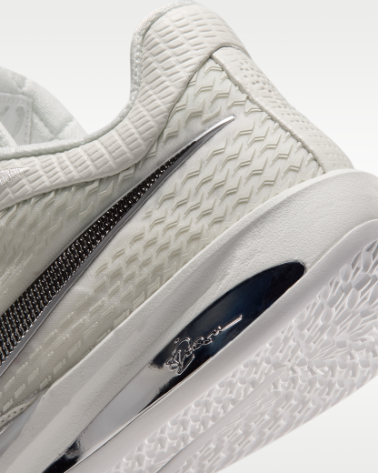 Sabrina 4 'White Label LX' Basketball Shoes - Sail/Sail/Metallic Silver - View 8