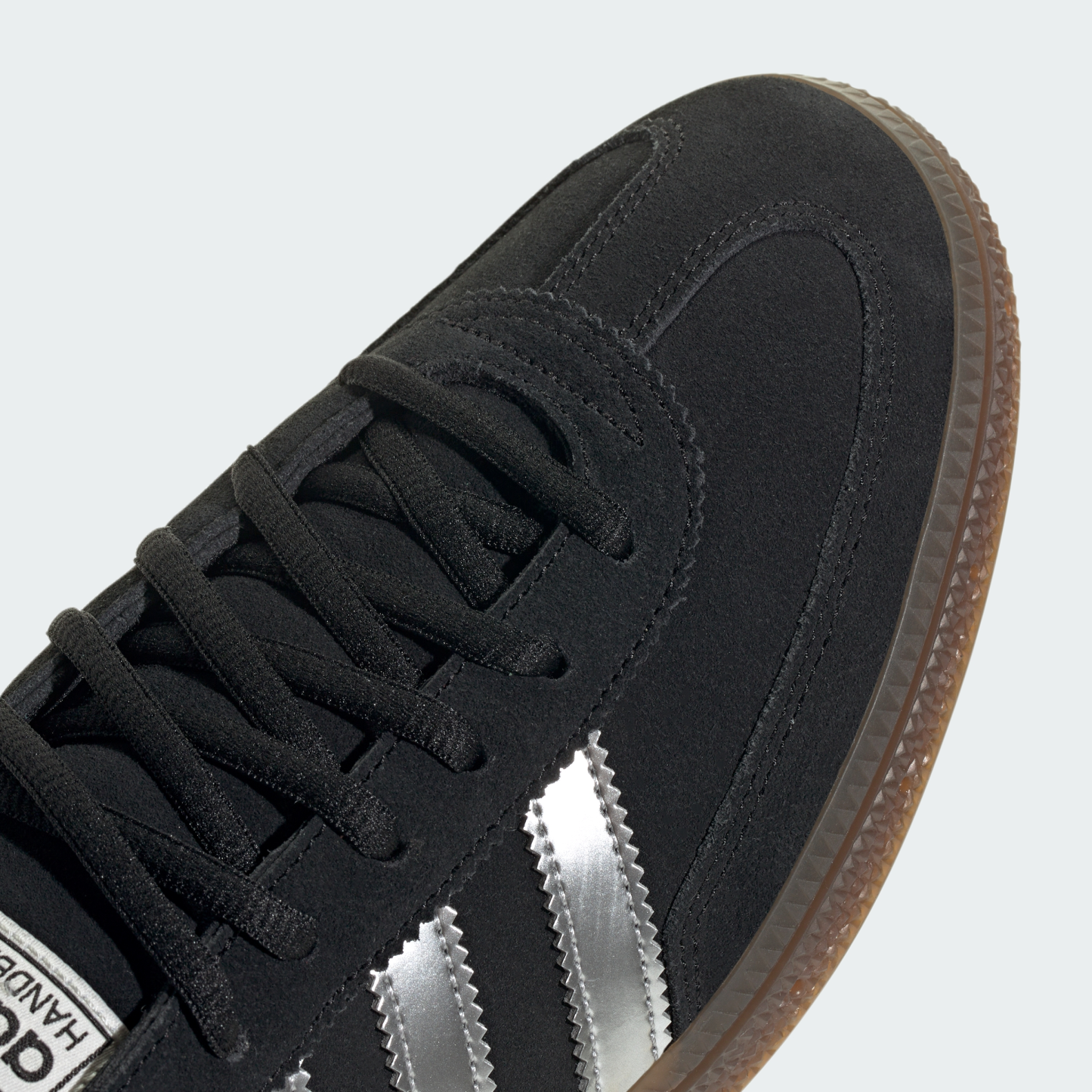 adidas Handball Spezial Shoes - Core Black / Silver Metallic / Gum - View 8