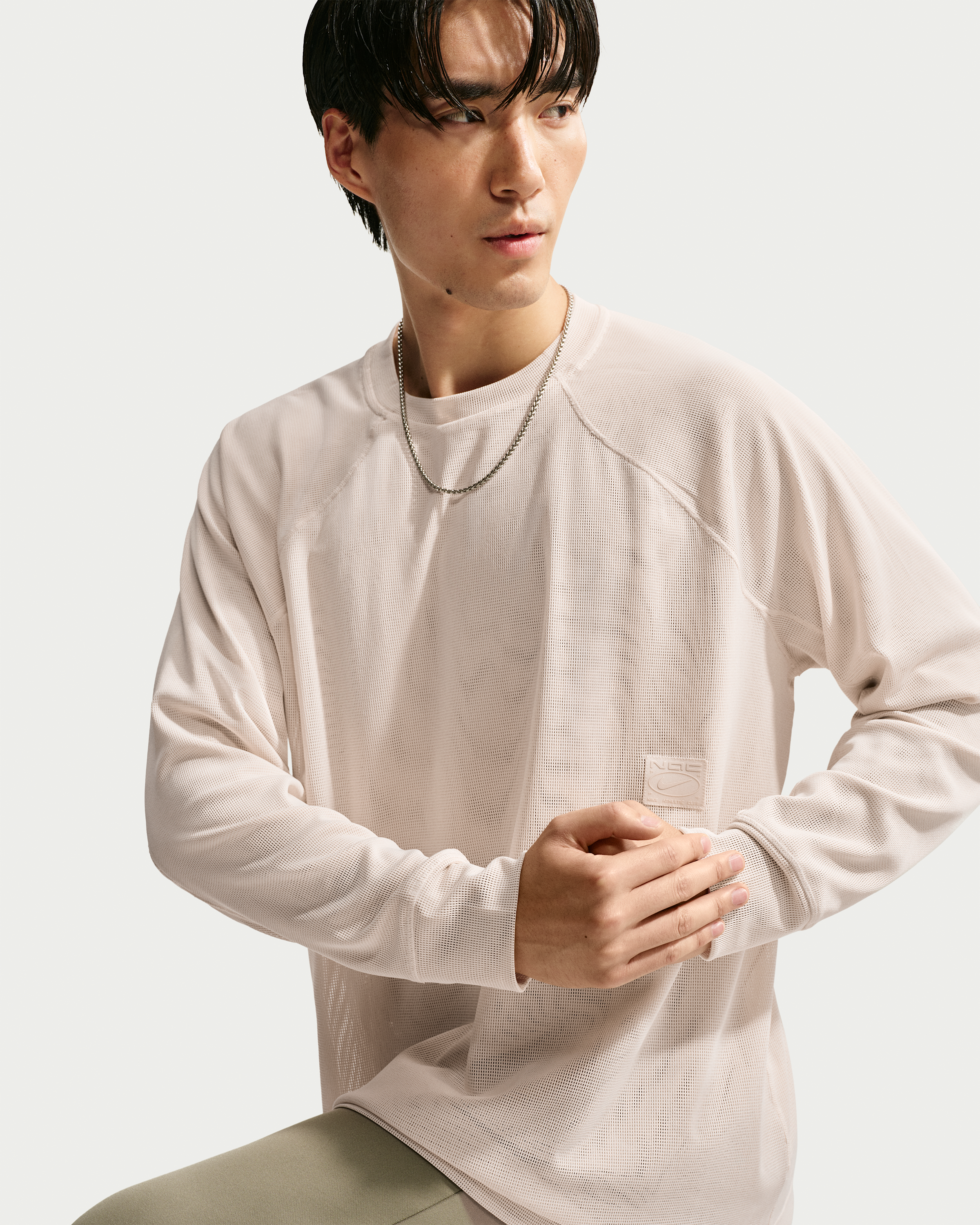Nike N.A.C. Men's Dri-FIT Long-Sleeve Top - Light Orewood Brown/Light Orewood Brown - View 3