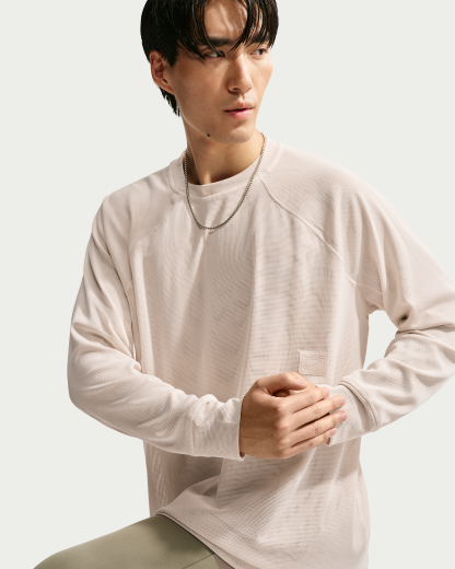 Nike N.A.C. Men's Dri-FIT Long-Sleeve Top - Light Orewood Brown/Light Orewood Brown - View 3