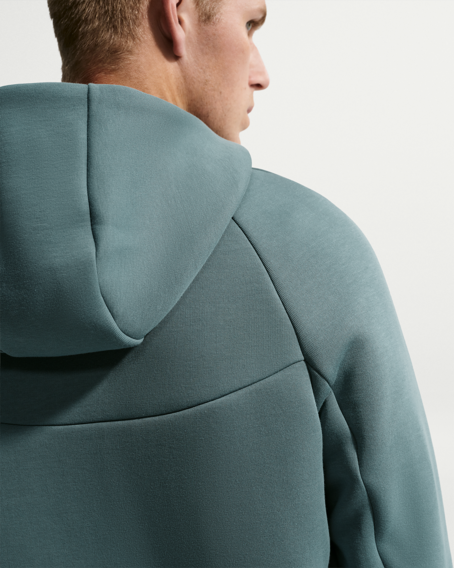 Nike Tech Men's Fleece Windrunner Full-Zip Jacket - Mineral Slate/Black - View 2