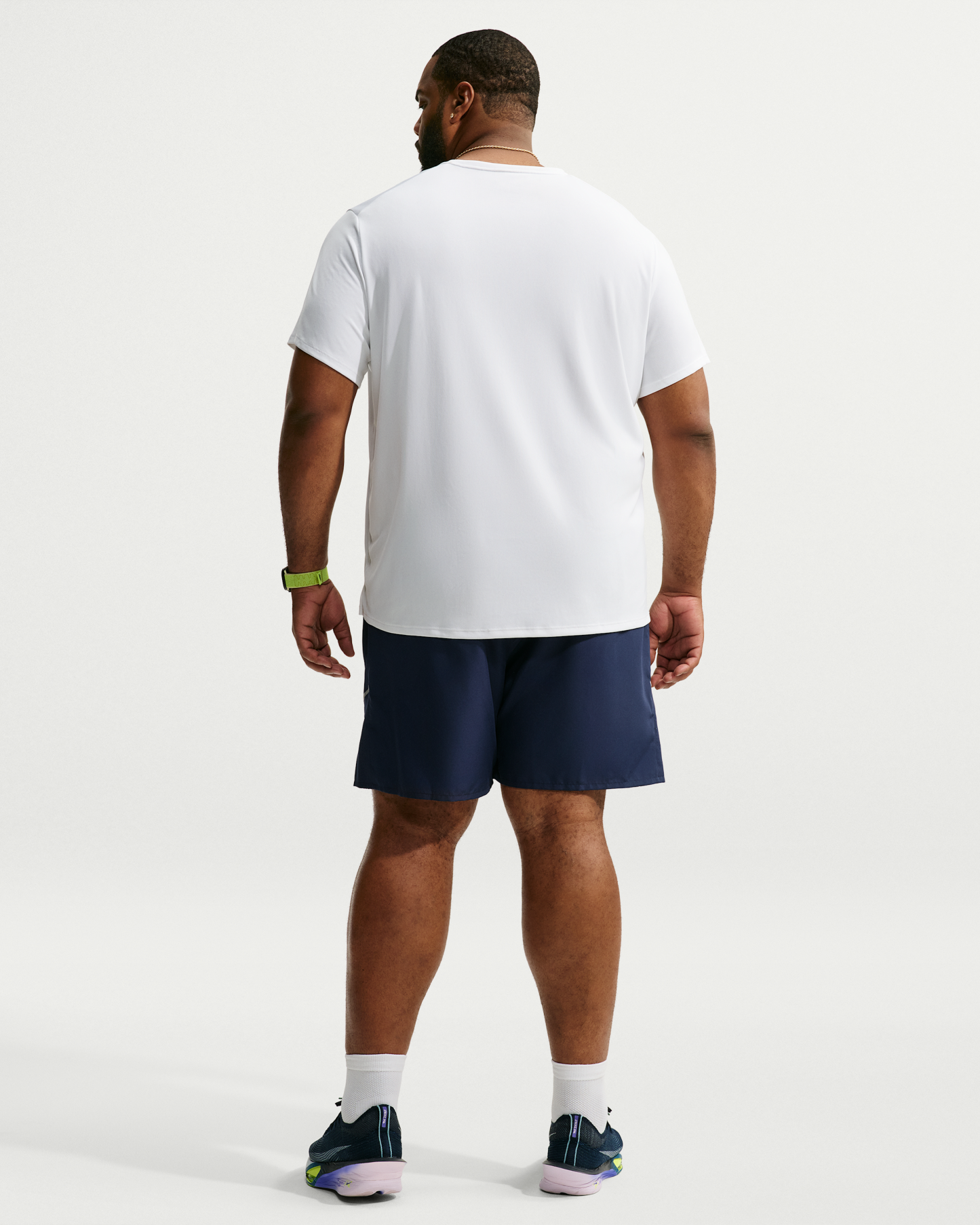 Nike Miler Men's Dri-FIT 18cm (approx.) Brief-Lined Running Shorts - Midnight Navy/Midnight Navy - View 10