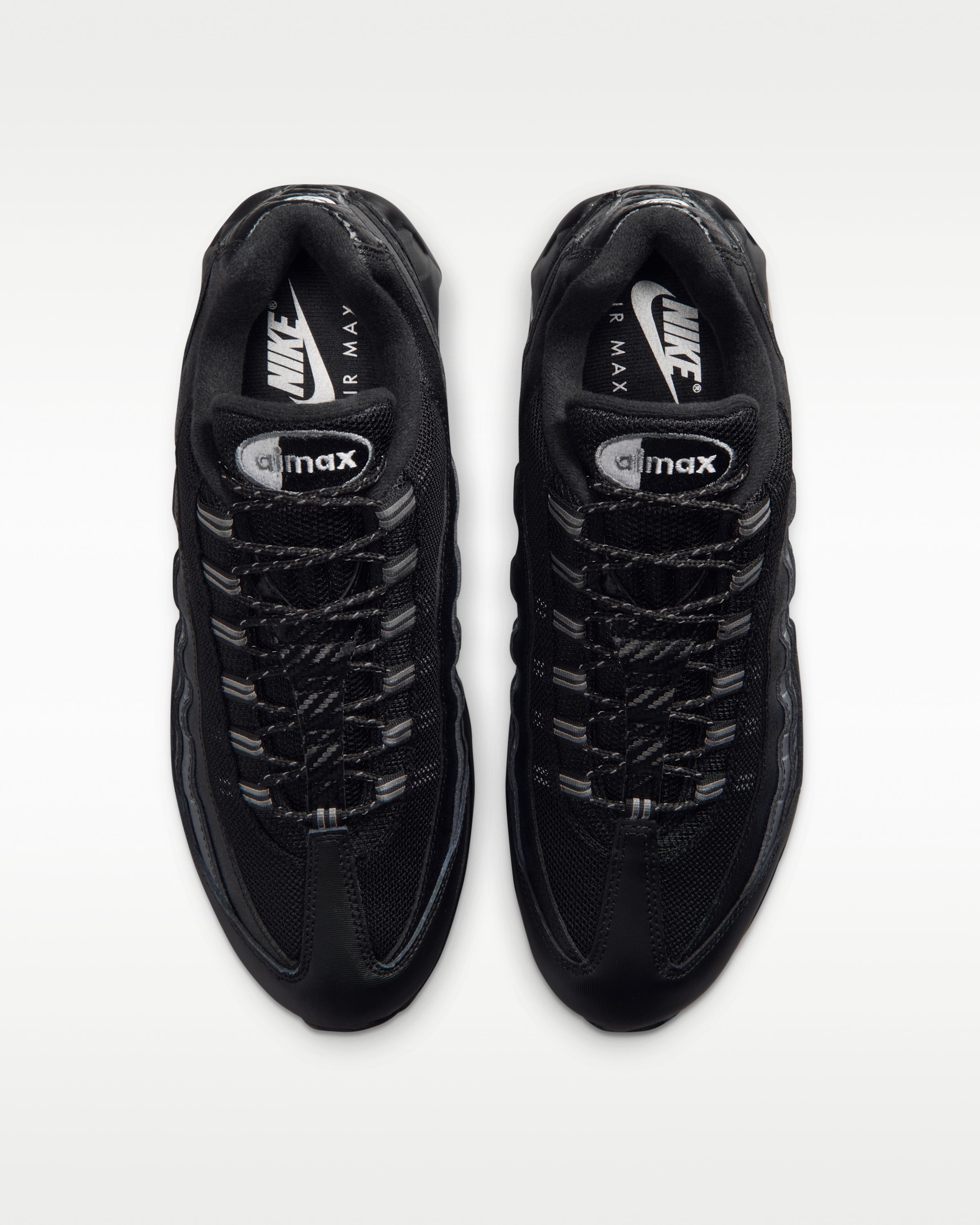 Nike Air Max 95 Big Bubble Men's Shoes - Black/Metallic Silver/Cool Grey/White - View 4