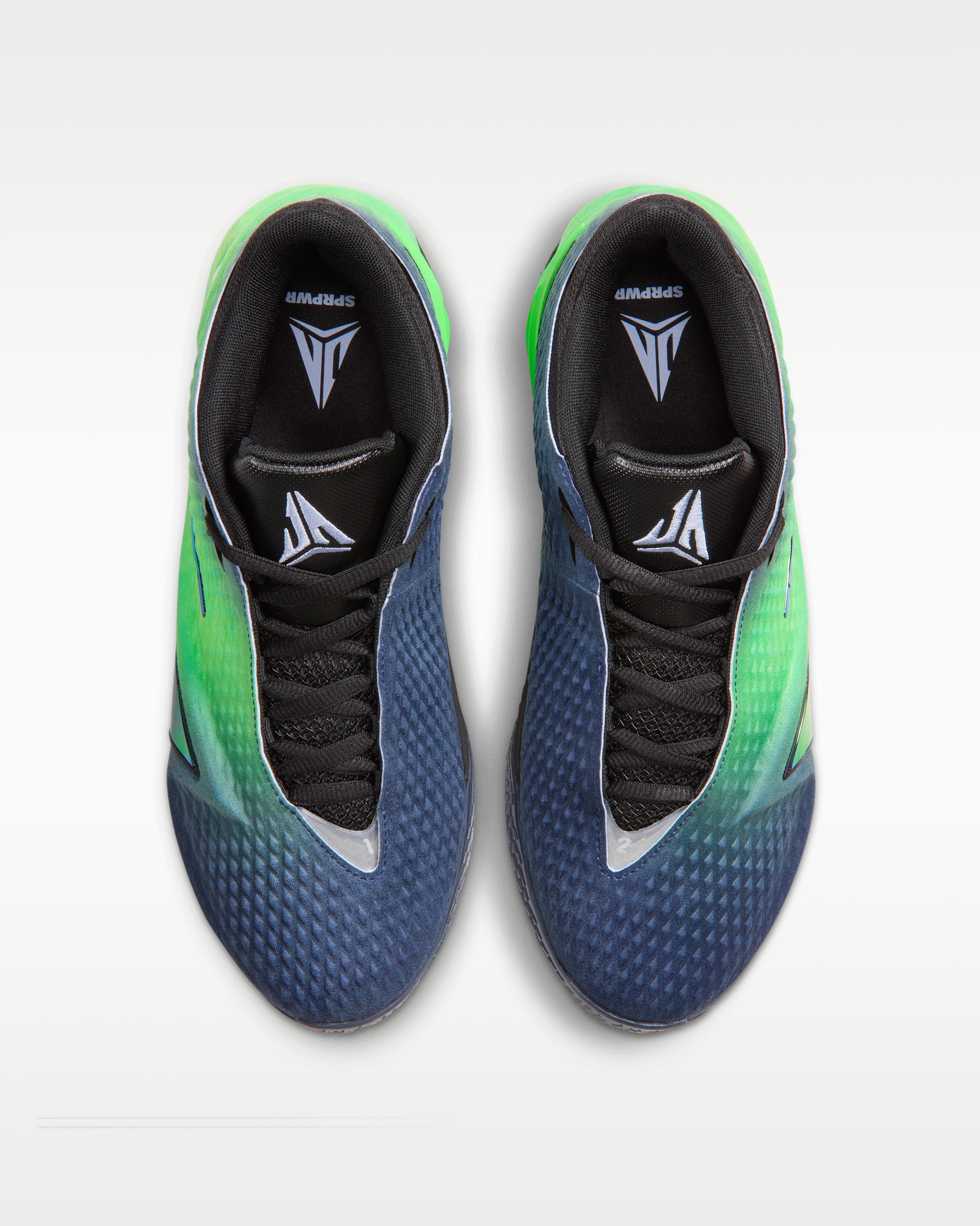 Ja 4 ‘Nightmare’ Basketball Shoes - Obsidian/Black/Voltage Green/Multi-Colour - View 4