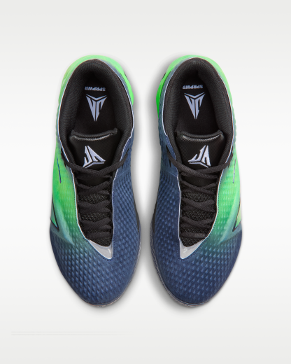 Ja 4 ‘Nightmare’ Basketball Shoes - Obsidian/Black/Voltage Green/Multi-Colour - View 4
