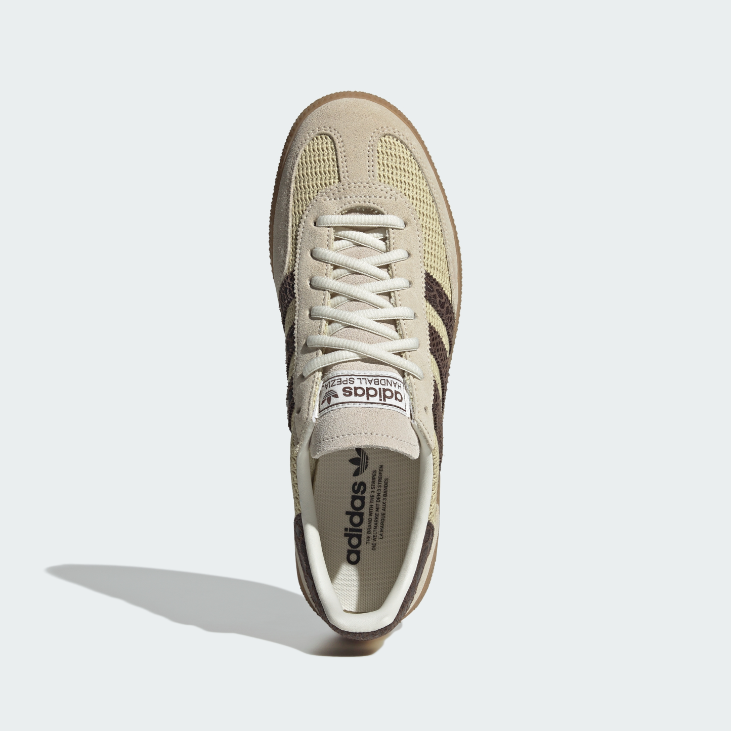 adidas HANDBALL SPEZIAL SHOES - Dual Yellow / Brown / Warm Vanilla - View 3
