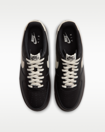 Nike Air Force 1 '07 Men's Shoes - Black/Velvet Brown/Coconut Milk - View 4