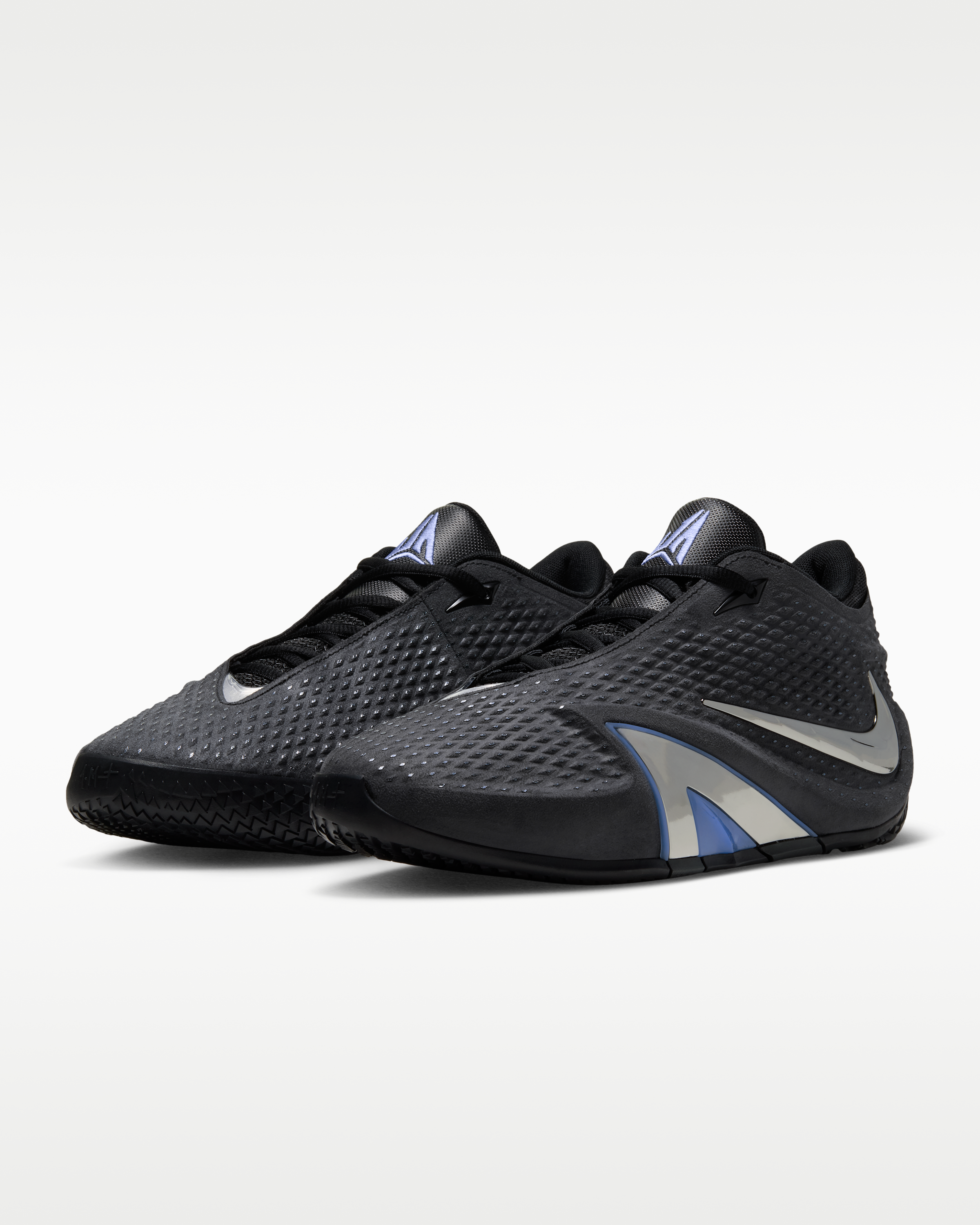 Ja 4 'Dark Mode' Basketball Shoes - Black/Cobalt Bliss/Dark Smoke Grey/Metallic Silver - View 5