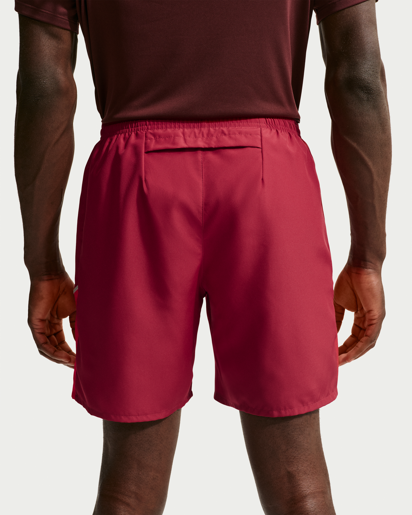 Nike Miler Men's Dri-FIT 18cm (approx.) Brief-Lined Running Shorts - Tough Red/Sport Red - View 3