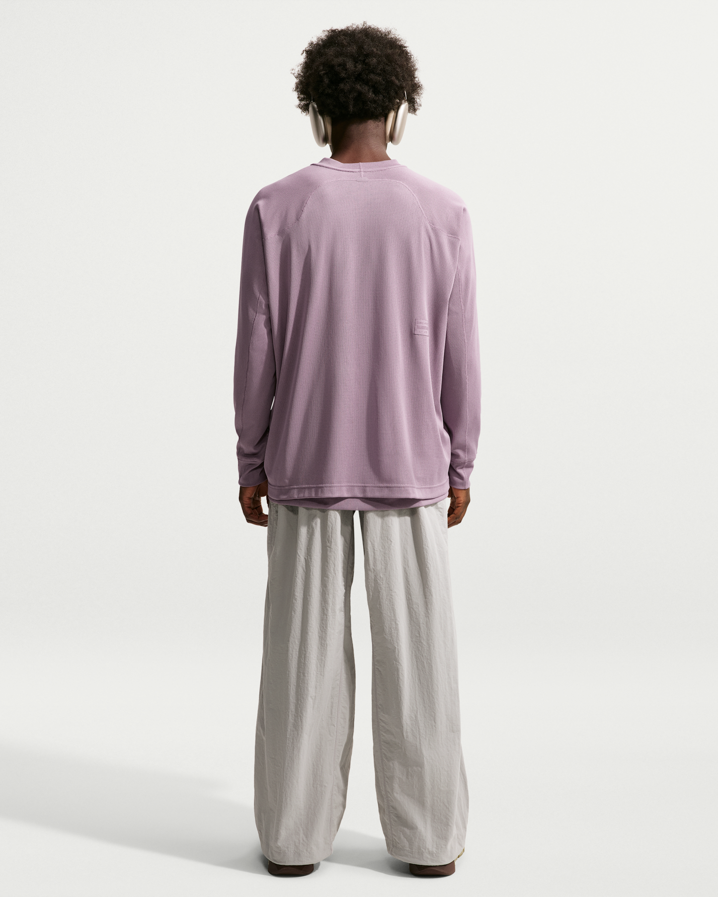 Nike N.A.C. Men's Dri-FIT Long-Sleeve Top - Purple Smoke/Purple Smoke - View 5
