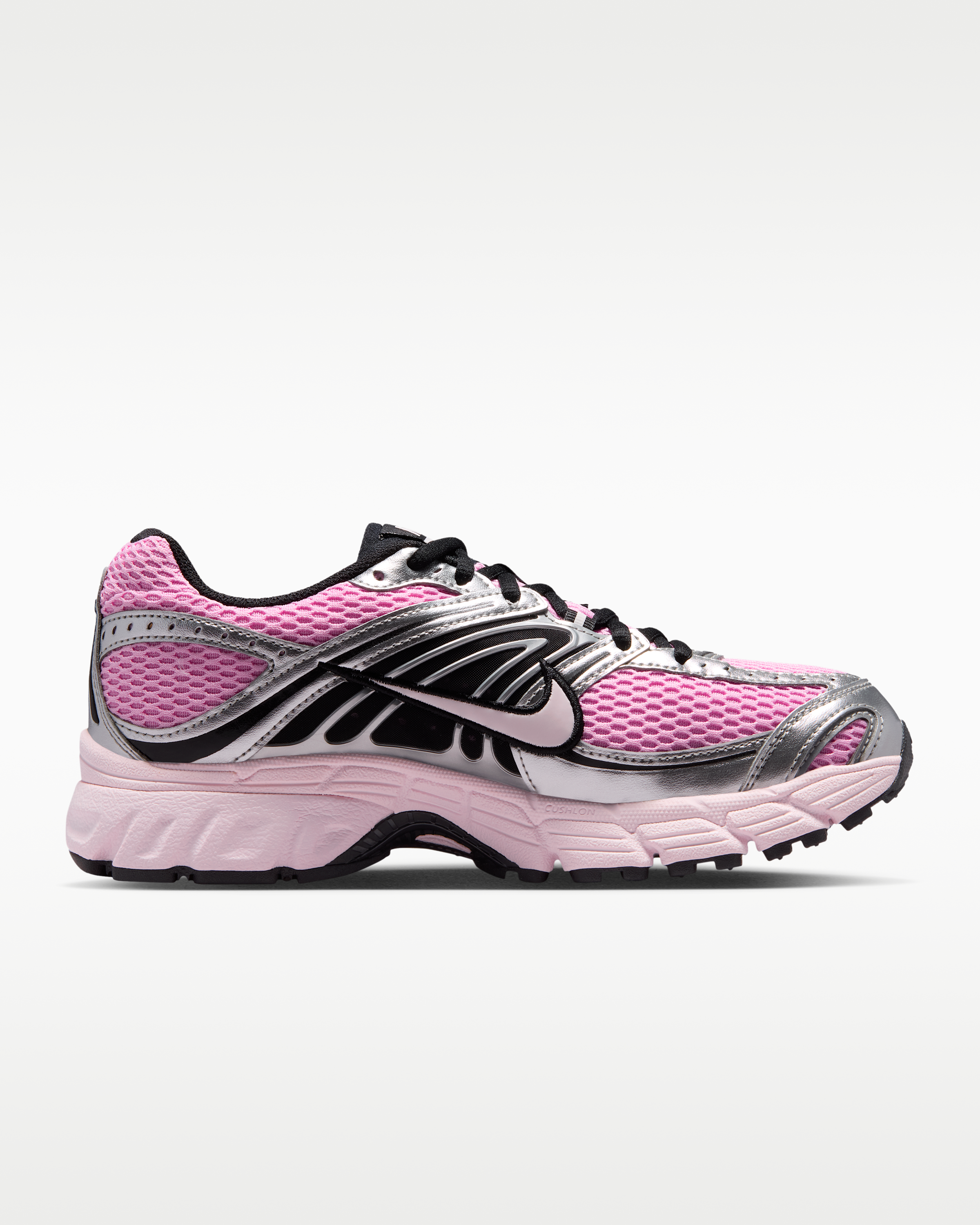 Nike Air Max Moto 2K Women's Shoes with Reflective Design Accents - Pink Rise/Metallic Silver/Black/Pearl Pink - View 3