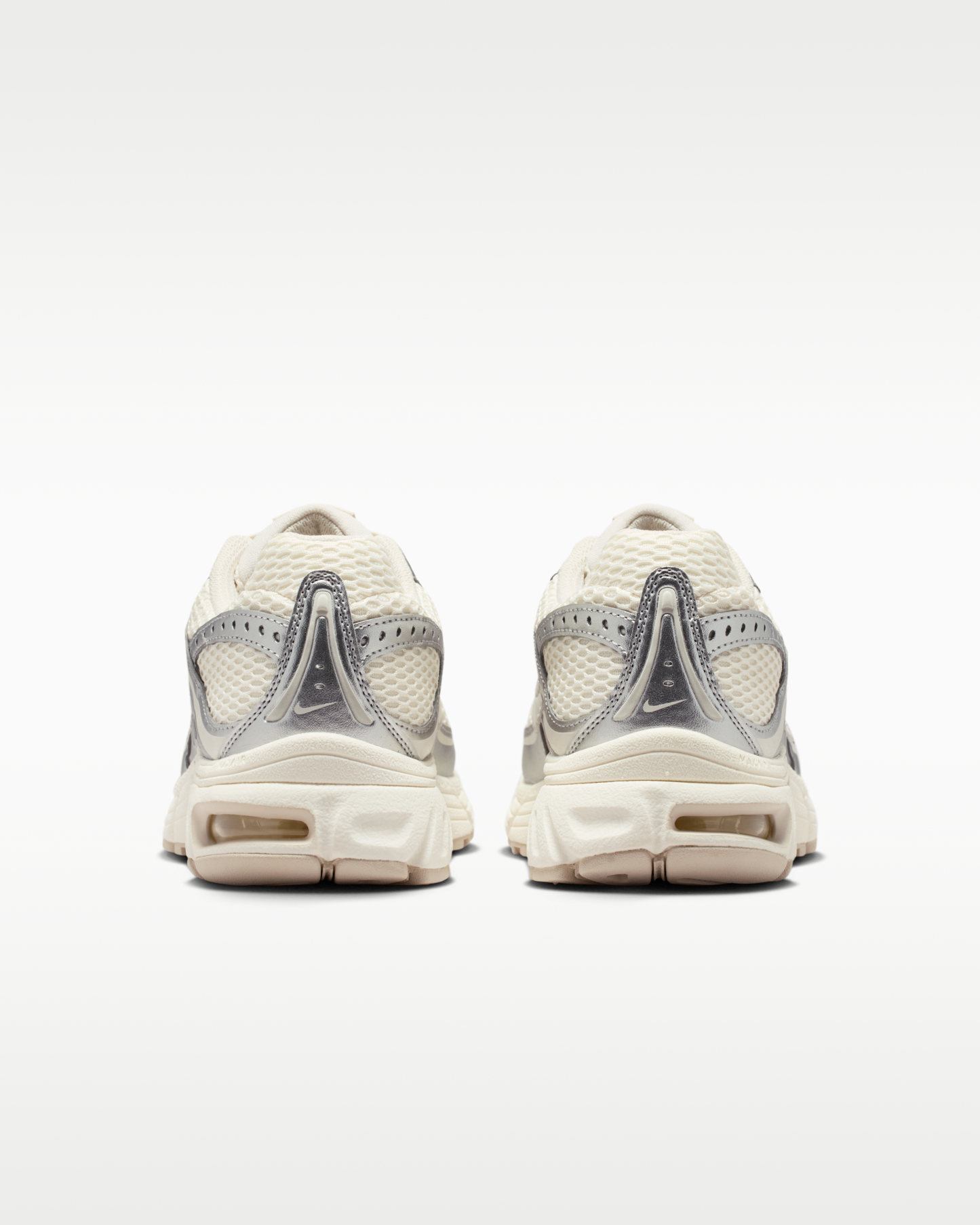 Nike Air Max Moto 2K Women's Shoes with Reflective Design Accents - Pale Ivory/Metallic Silver/Light Orewood Brown/Sail - View 6