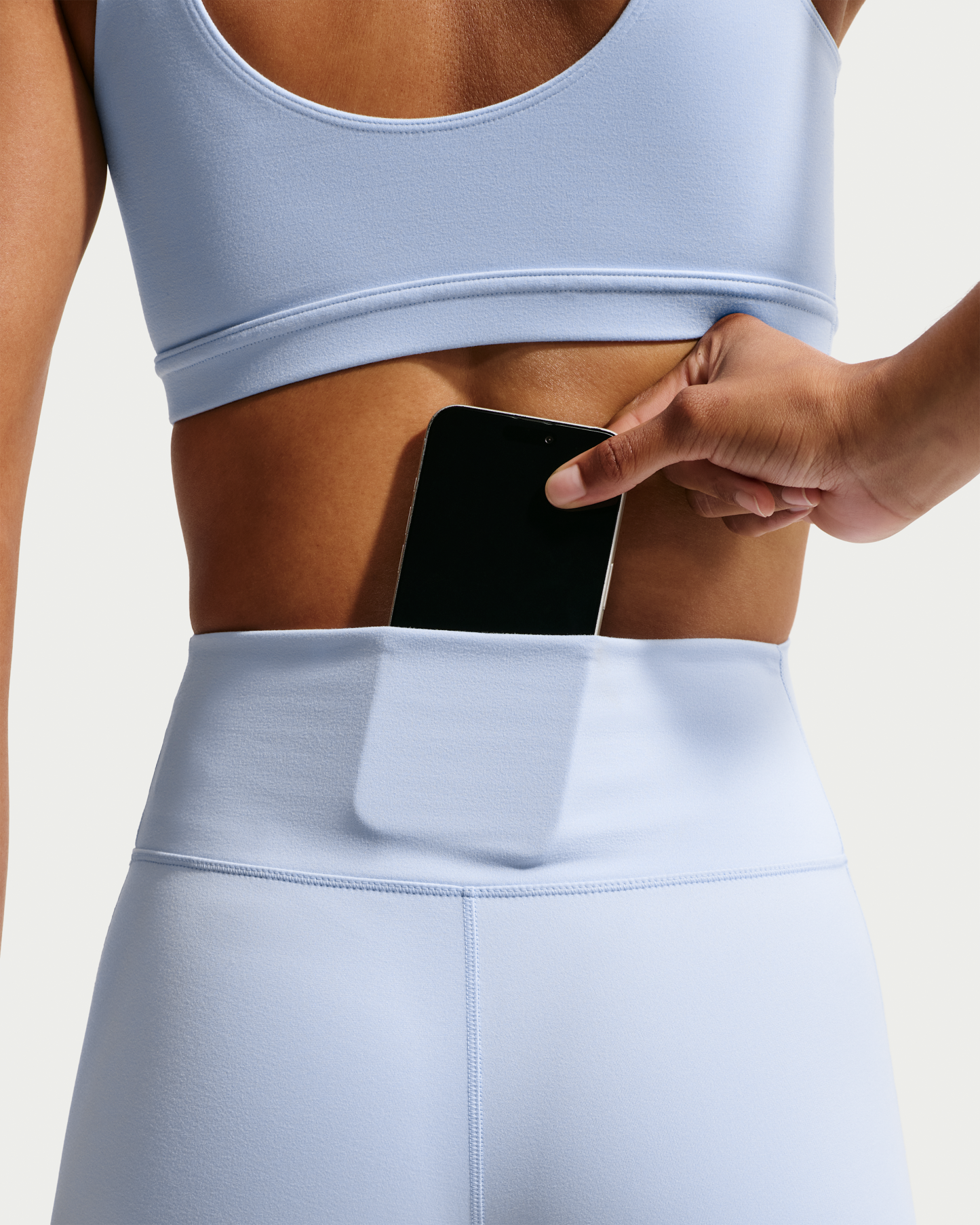 Nike One Women's High-Waisted 12.5cm (approx.) Biker Shorts - Hydrogen Blue/White - View 6
