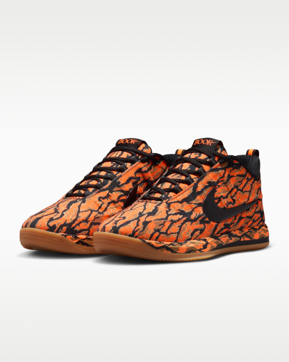 Book 2 "Tiger Camo" Basketball Shoes - Black/Total Orange/Flax/Black - View 5