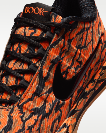Book 2 "Tiger Camo" Basketball Shoes - Black/Total Orange/Flax/Black - View 7