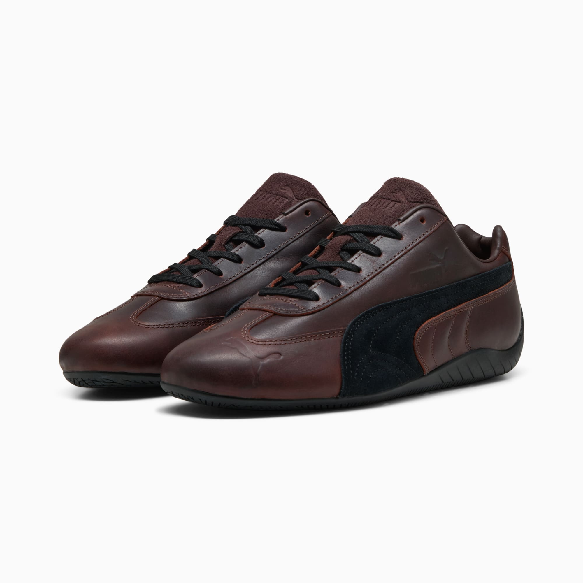 Speedcat Dressed Sneakers Unisex - Leather Brown-PUMA Black - Image 4
