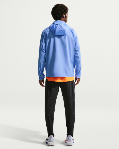 Nike Miler Men's Repel UV Protection Hooded Running Jacket - Royal Pulse/Royal Pulse - View 5